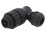 Mufă tată PIN 7mm lipire filet exterior rotire