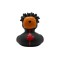 Black Warrior Duck 8.5 cm (Rățușcă fantezie de cauciuc)