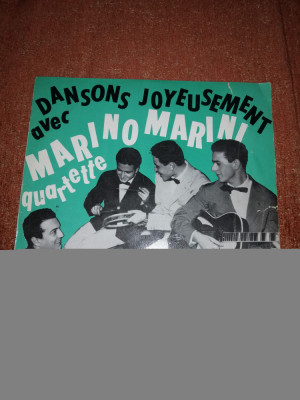 Marino Marini &amp;amp; Quartette Dansons Joyeusement Vogue 1955 France 10&amp;rdquo; vinil vinyl foto