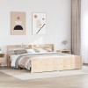 Gossi cadru de pat cu tablie, 180x200 cm, lemn masiv de pin