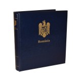 Album cu stema Romaniei si 10 folii pentru 50 bancnote de pana la 145 x 250 mm
