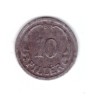 Moneda Ungaria 10 filler/filleri 1940, stare buna, curata, Europa, Fier