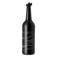 Recipient elegant pentru ulei ,sticla,negru,750 ml