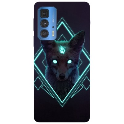 Husa compatibila cu Motorola G20 model Neon Fox, Silicon, TPU, Viceversa foto