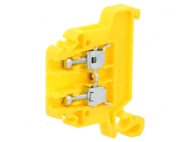 Conector de &Icirc;mbinare Șine 0,5-2,5mm2 2 Borne Galben