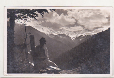 bnk cp Carpatii meridionali - Vedere - circulata 1946 foto