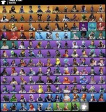 V&acirc;nd cont de fortnite 143 skinuri og