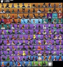 V&acirc;nd cont de fortnite 143 skinuri og