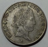 20 Kreuzer 1841 A, Viena, Argint.
