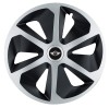 Set 4 capace roti Roco Gri-Negru R17 pentru gama auto Mini, Autohelix MSA