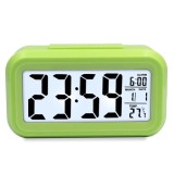 Cumpara ieftin Ceas electronic cu afisare LED, alarma si termometru, verde