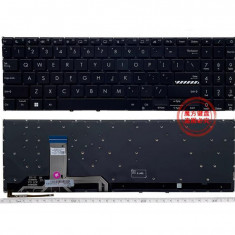 Tastatura Laptop, Asus, VivoBook 16 X1603Z, X1603ZA, iluminata, neagra, layout US