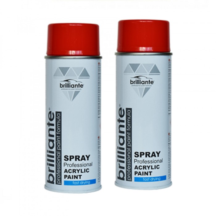 Pachet 2 x Vopsea Spray Brilliante Portocaliu RAL 2002 400 ml