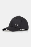 Under Armour sapca Sportstyle Metal culoarea negru, neted, 1389695