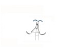 Suport pentru 2 undite reglabil dublu 35 cm proKarpfishing