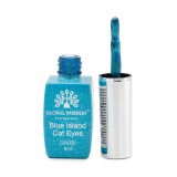 Ojă semipermanenta ochi de pisică, Blue Island 8 ml, 06