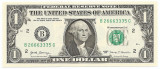 Statele Unite (SUA) 1 Dolar 2017 - (B - New York NY) P-544 UNC !!!