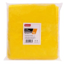 Lavete microfibra, Galbene, 10buc set 35x40cm foto
