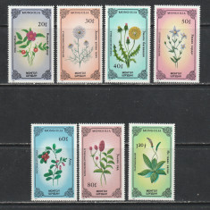 Mongolia 1985 - #419 Plante Medicinale 7v MNH