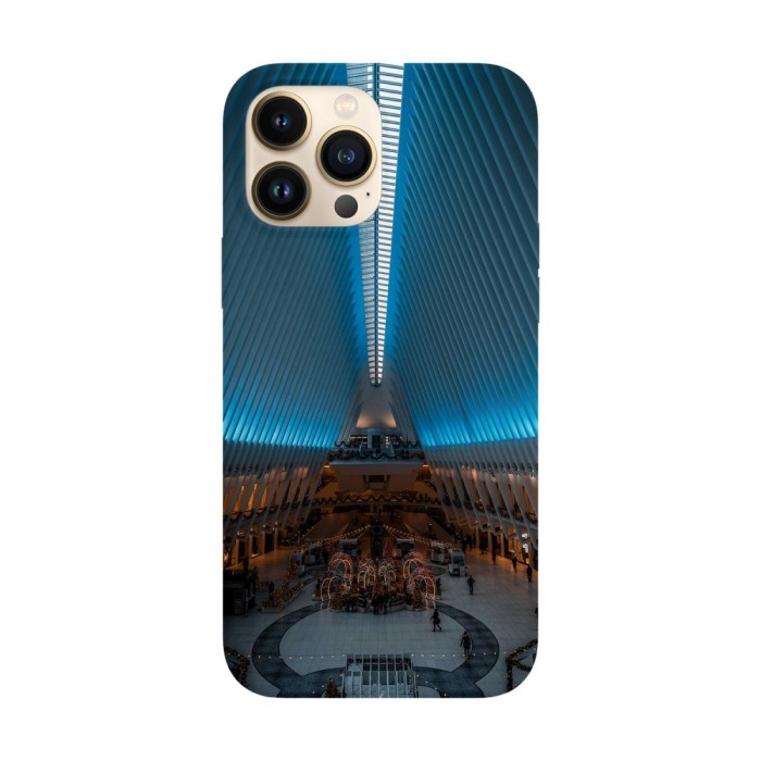 Husa compatibila cu Apple iPhone 14 Pro model Santiago Calatrava World Trade Center, Silicon, TPU, Viceversa