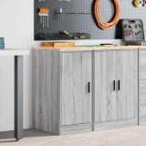 vidaXL Dulap depozitare garaj gri Sonoma 40x51x85 cm lemn masiv de pin