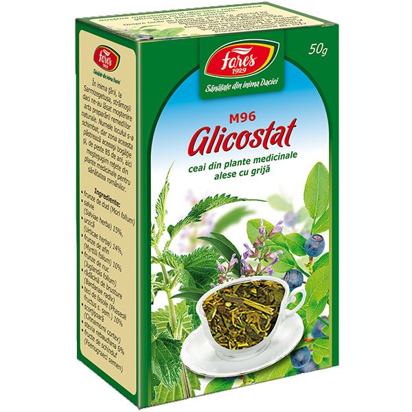 Ceai Glicostat Fares 50gr