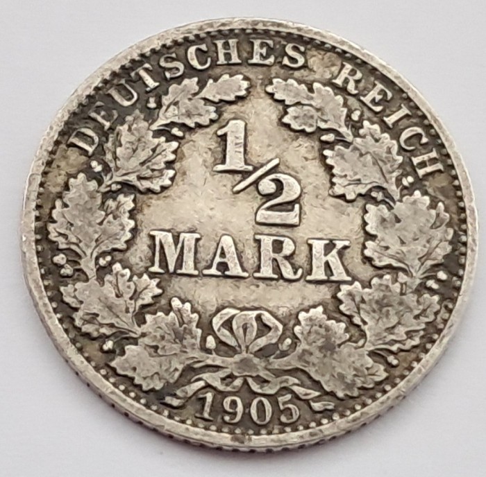 Germania, 1/2 Mark 1905