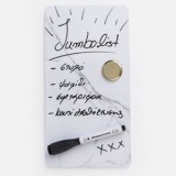 Tabla magnetica alba cu marker si magnet, 14x25,5 cm, CMCLASS