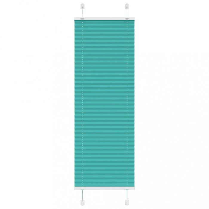 Jaluzea plisată verde petrol 40x100 cm Lățime țesătură 39,4 cm