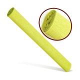Hartie creponata Colorarte QC-013, galben pal, 50x200cm, solida floristica