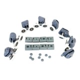 Set 24 piese reconditionare cabina de dus, culoare Gri, AVEX