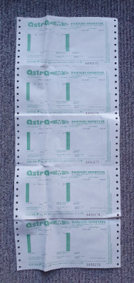 Pentru colectionari, bilet pariuri sportive Astra Sport bets din anul 2005 foto