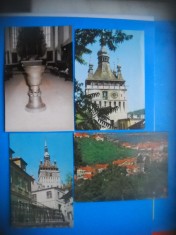 HOPCT LOT 3701 -4 CARTI POSTALE-SIGHISOARA- JUD MURES-NECIRCULATE