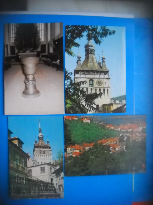 HOPCT LOT 3701 -4 CARTI POSTALE-SIGHISOARA- JUD MURES-NECIRCULATE