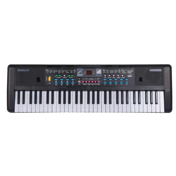 Orga electronica 61 de clape MQ-6112, 10 ritmuri, 16 tonuri si 6 melodii demonstrative, microfon