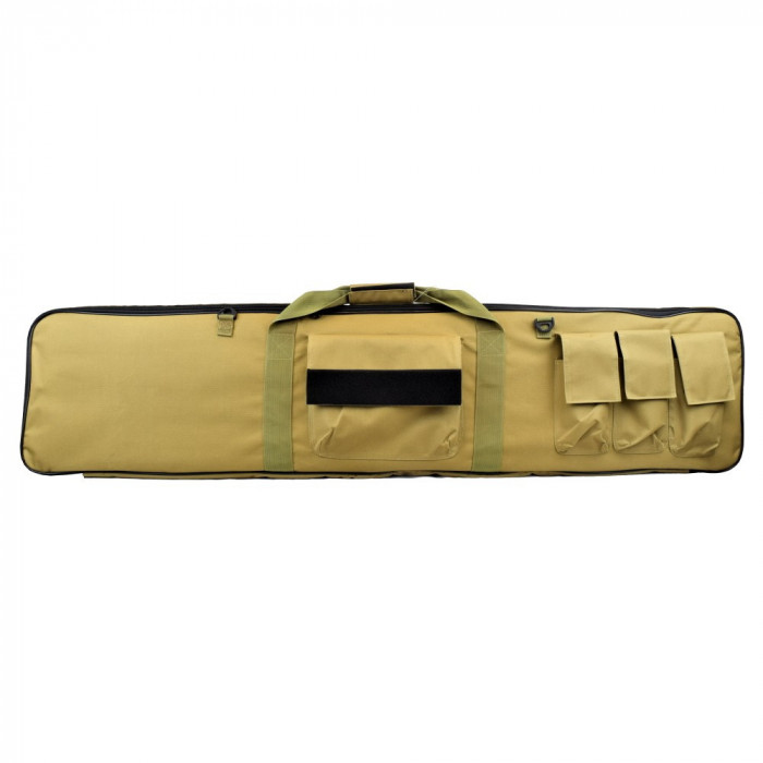 Geanta TACTICA din cordura TAN pentru pusti airsoft 130 cm