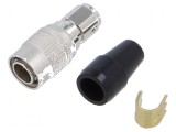 Conector circular HR10 push-pull mufă argintată
