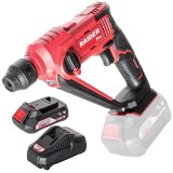 Raider RDP-SRH20 + RDP-R20 - Rotopercutor SDS-Plus 1.2 J + Set 1 acumulator si incarcator Li-Ion 20 V 2 Ah