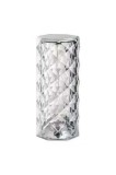 Cumpara ieftin Lampă ambientală LED din cristal cu control tactil, intensitate și culoare reglabile, USB, 22 x 9 cm
