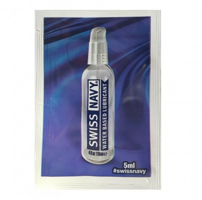 Lubrifiant Premium pe Baza de Apa Swiss Navy 5 ml foto