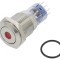 Comutator Anti-Vandalism DPDT 3A 250VAC IP67 Roșu