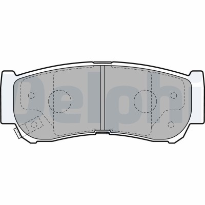 DELPHI LP2049 set placute frana,frana disc foto