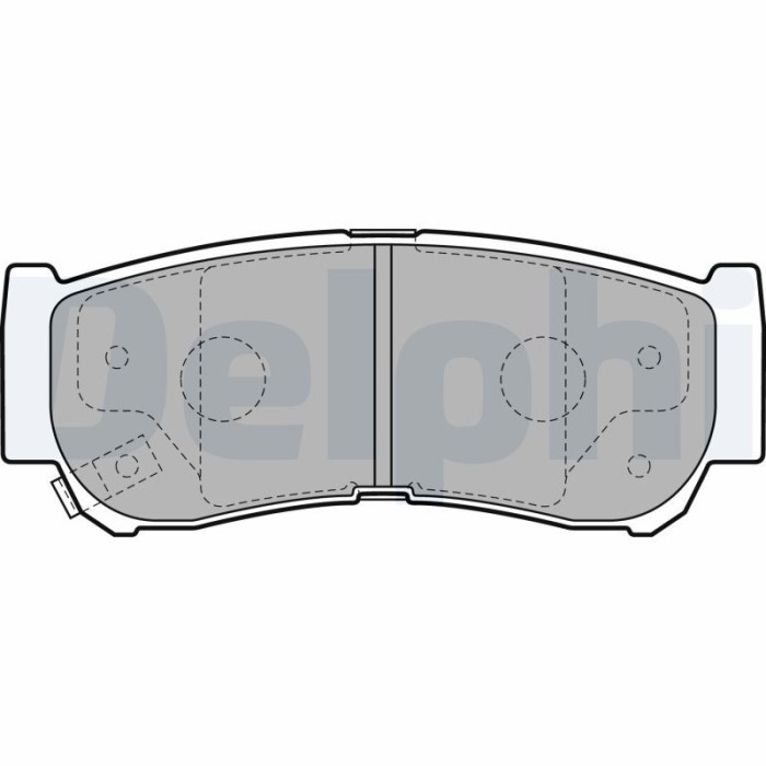 DELPHI LP2049 set placute frana,frana disc