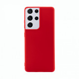 Husa Samsung Galaxy S21 Ultra, Smart Case Anti-Slip Series, Red