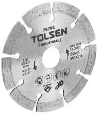 Disc de taiere diamantat, Industrial 115x22.2 mm 10 mm Max R foto