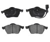 Placute Frana Fata SRLine S70-0201: Octavia 1, Audi A3, Leon 1M1, Toledo 2, Bora, Golf 4, Beetle (Teves, 156.3x74.2x19.1mm, cu uzura)
