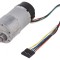 Motor DC cu codificator și transmisie 12V 7A 122 RPM