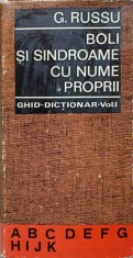 BOLI SI SINDROAME CU NUME PROPRII. GHID - DICTIONAR VOL.1-GEORGE RUSSU-118867