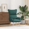 VidaXL Fotoliu de relaxare Verde &icirc;nchis 69 x 74 x 93 cm țesătură 42001870