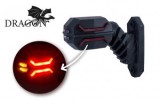 Lampa Gabarit LED DRAGON MEDIU LD3063, 12/24V, Stanga, Brat Oblic, Camion, Remorca, IP68